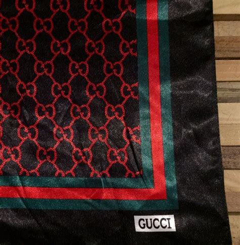 black red green gucci scarf|Gucci pashmina.